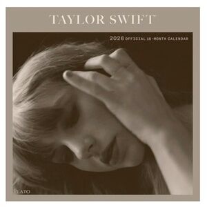 NEW Plato Taylor Swift OFFICIAL 2026 (16 month calendar) Square Wall Calendar
